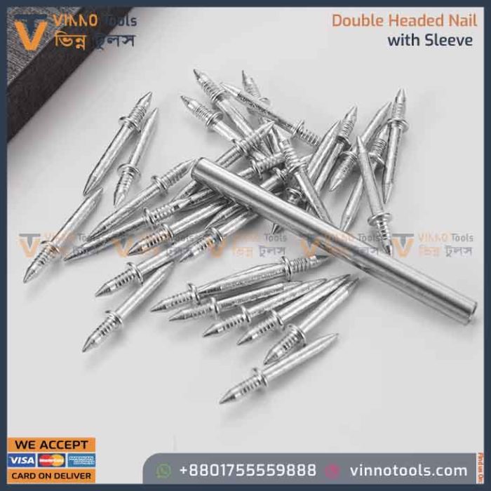 Double-headed Nail  With Sleeve - Image 7