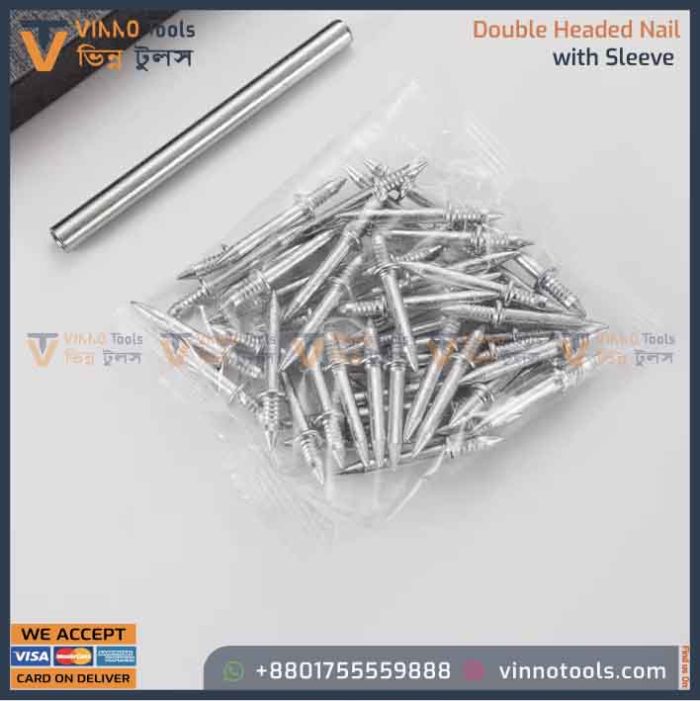 Double-headed Nail  With Sleeve - Image 11