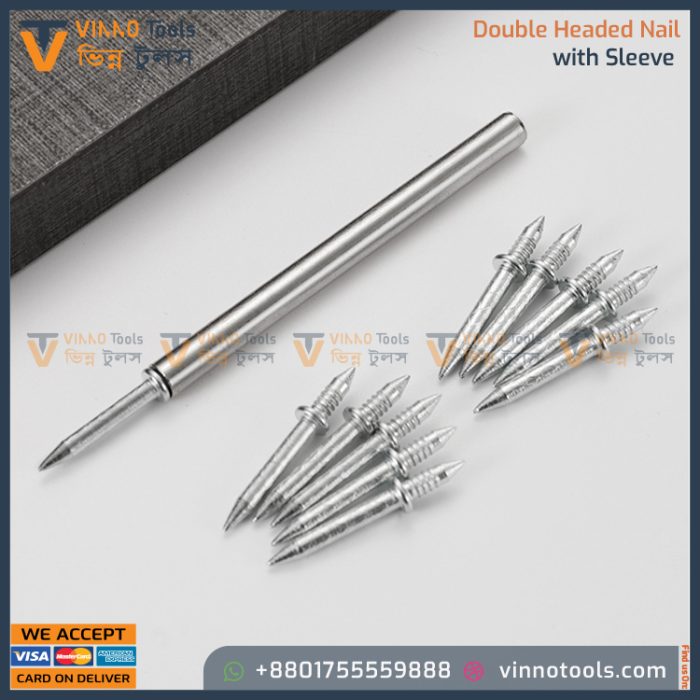 Double-headed Nail  With Sleeve - Image 9