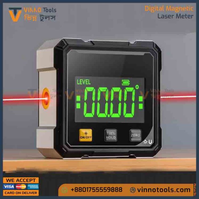 14 Digital Magnetic Dual Sided Laser Meter - Image 1