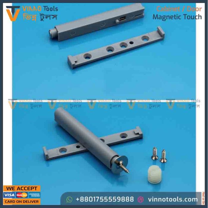 Cabinet Concealed outer handle free Magnetic Touch - Image 5