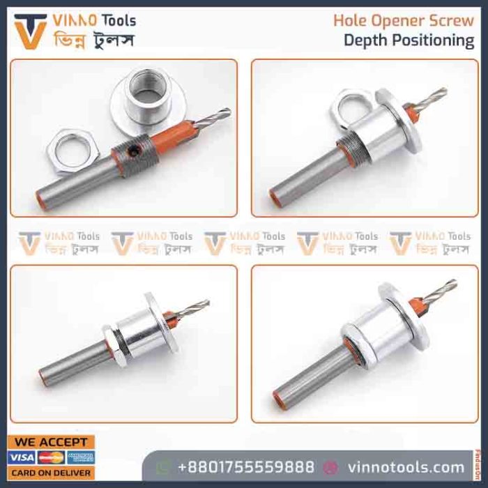 Hole Opener Screw Depth Positioning Adjustable - Image 15