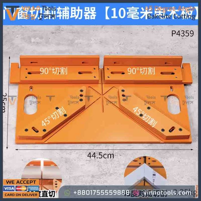45 Degree Angle & Straight Cutting Meter Saw Board - Image 4