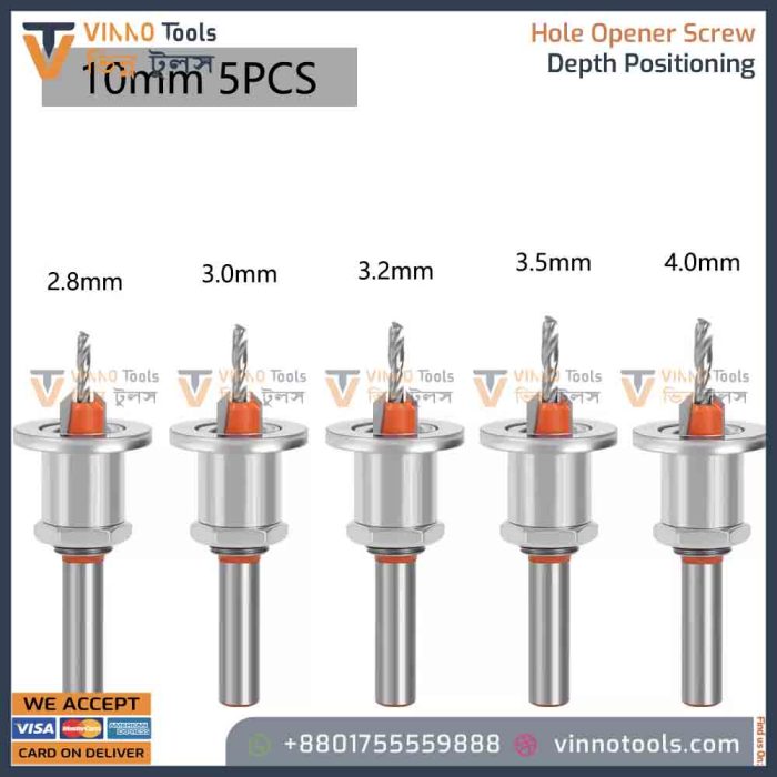 Hole Opener Screw Depth Positioning Adjustable - Image 11