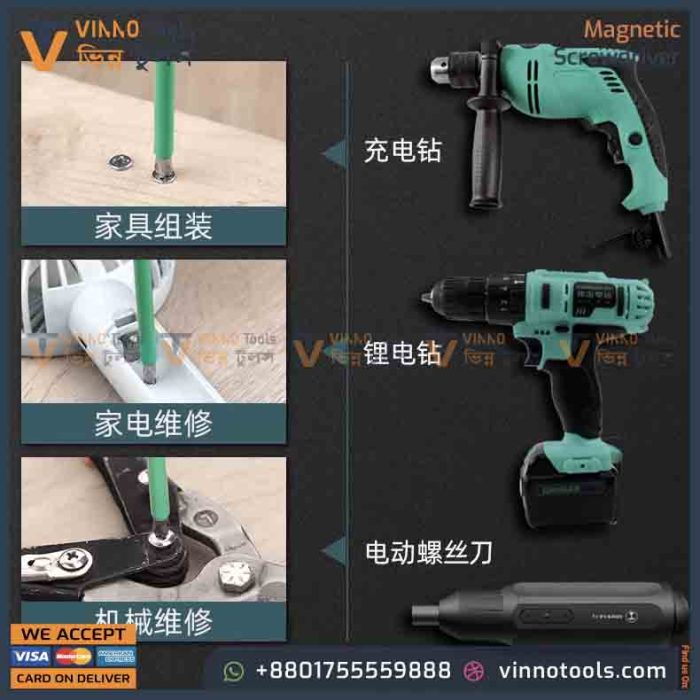 Green Forest Bit Magnetic Electric Screwdriver Bit - Image 6