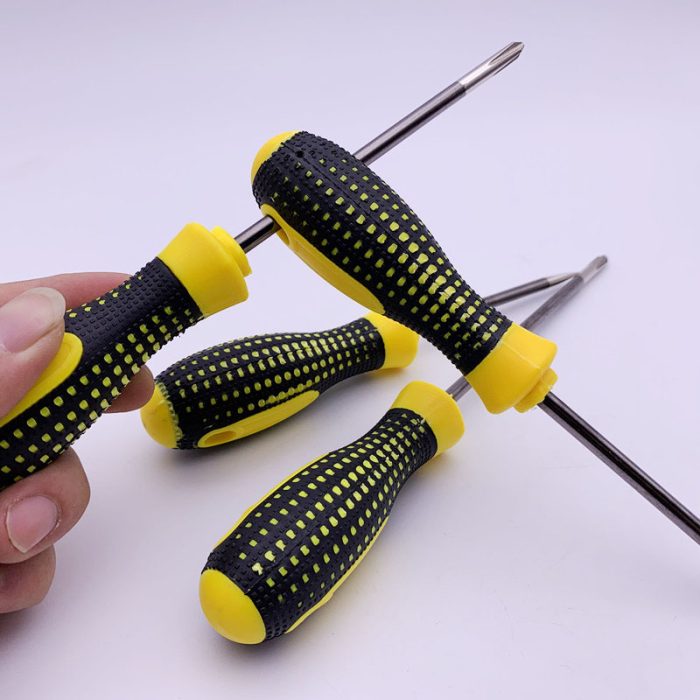 Cross screwdriver strong magnetic cross screwdriver household super hard plum blossom one-word screwdriver durable one-word screwdriver - Image 4