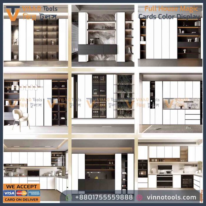 Full House Color Selection 3D Cards - Image 3